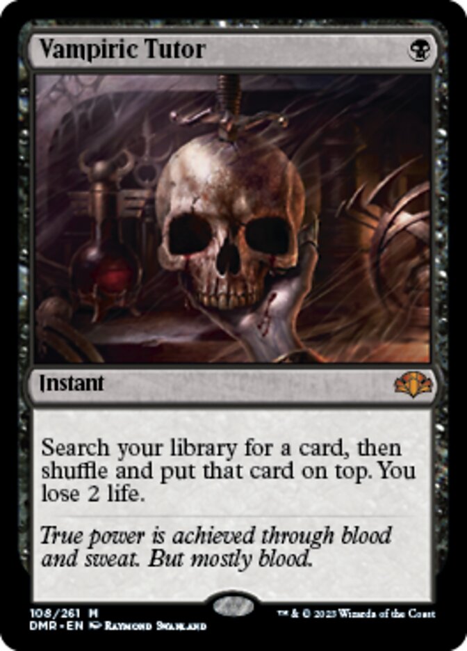Vampiric Tutor [Dominaria Remastered] | Local Legends