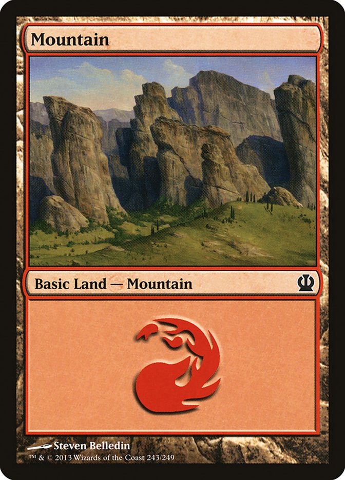 Mountain (243) [Theros] | Golgari Games