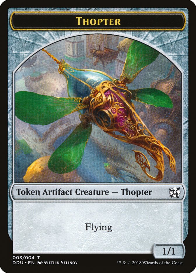 Thopter Token (003/004) [Duel Decks: Elves vs. Inventors Tokens] | Local Legends