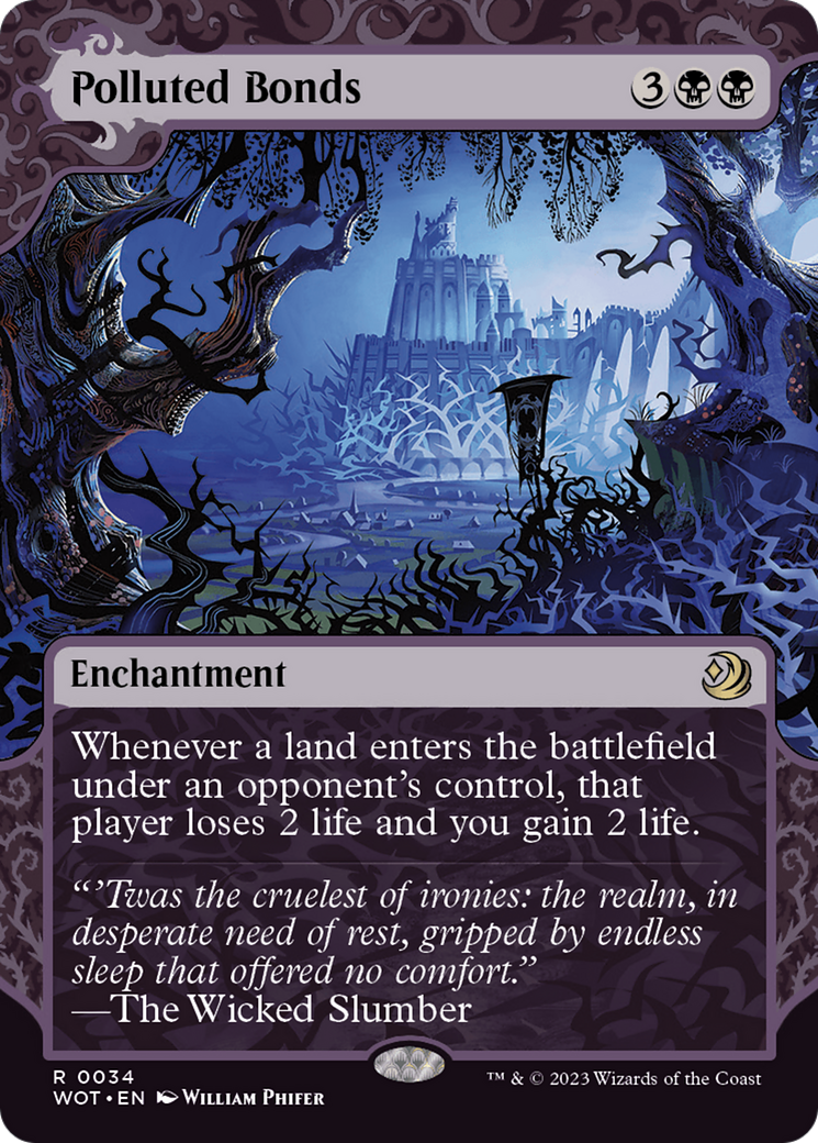 Polluted Bonds [Wilds of Eldraine: Enchanting Tales] | Golgari Games