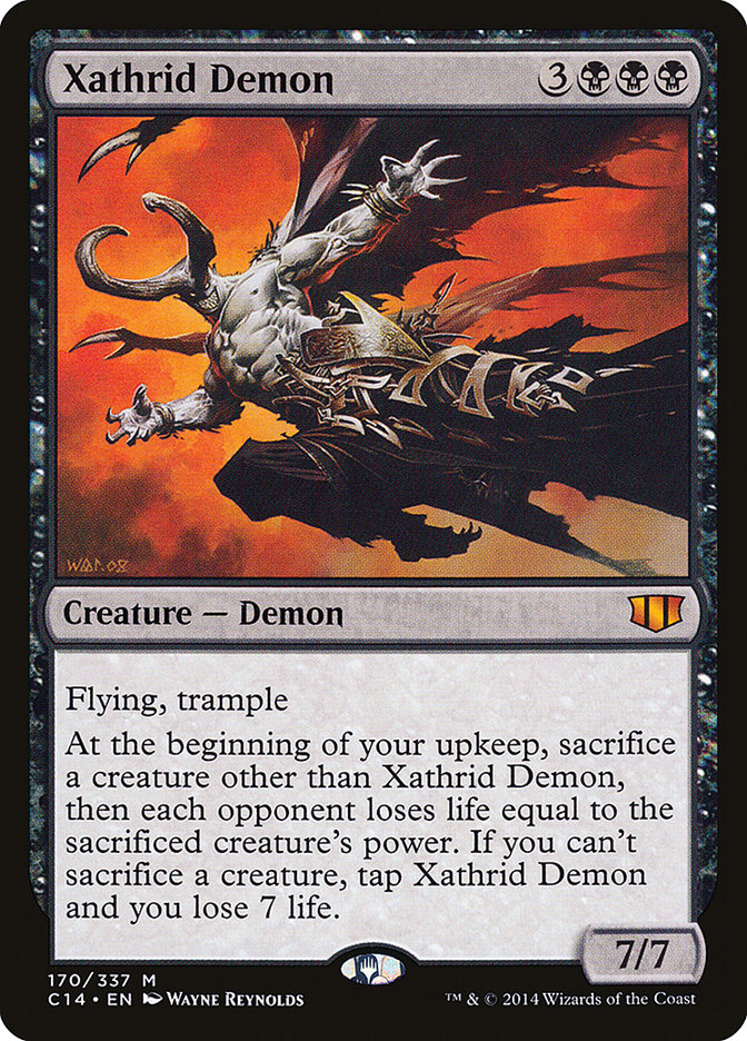 Xathrid Demon [Commander 2014] | Golgari Games