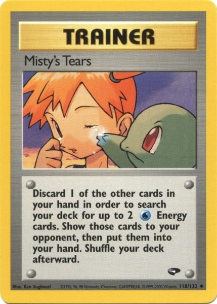 Misty's Tears (118/132) [Gym Challenge Unlimited] | Golgari Games