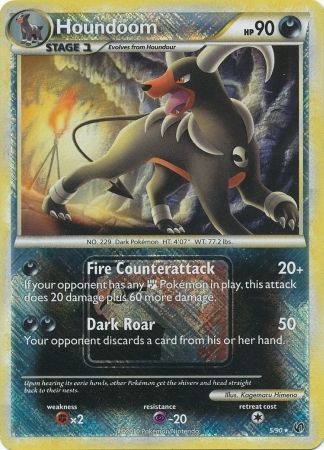 Houndoom (5/90) (League Promo) [HeartGold & SoulSilver: Undaunted] | Golgari Games