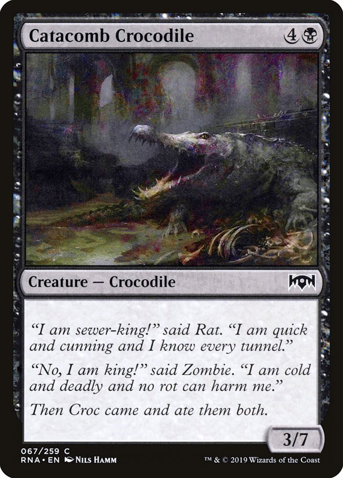 Catacomb Crocodile [Ravnica Allegiance] | Golgari Games