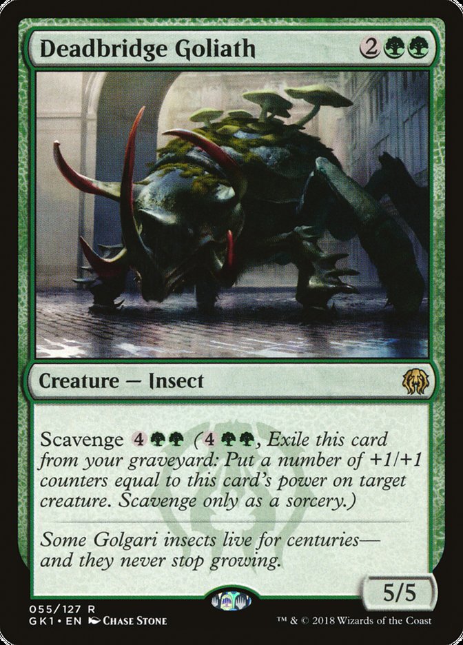 Deadbridge Goliath [Guilds of Ravnica Guild Kit] | Golgari Games