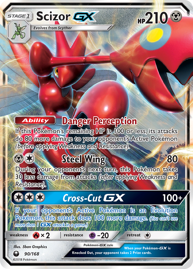 Scizor GX (90/168) [Sun & Moon: Celestial Storm] | Golgari Games