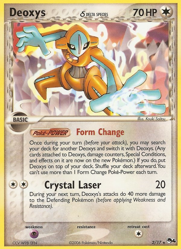 Deoxys (2/17) (Delta Species) [POP Series 4] | Golgari Games