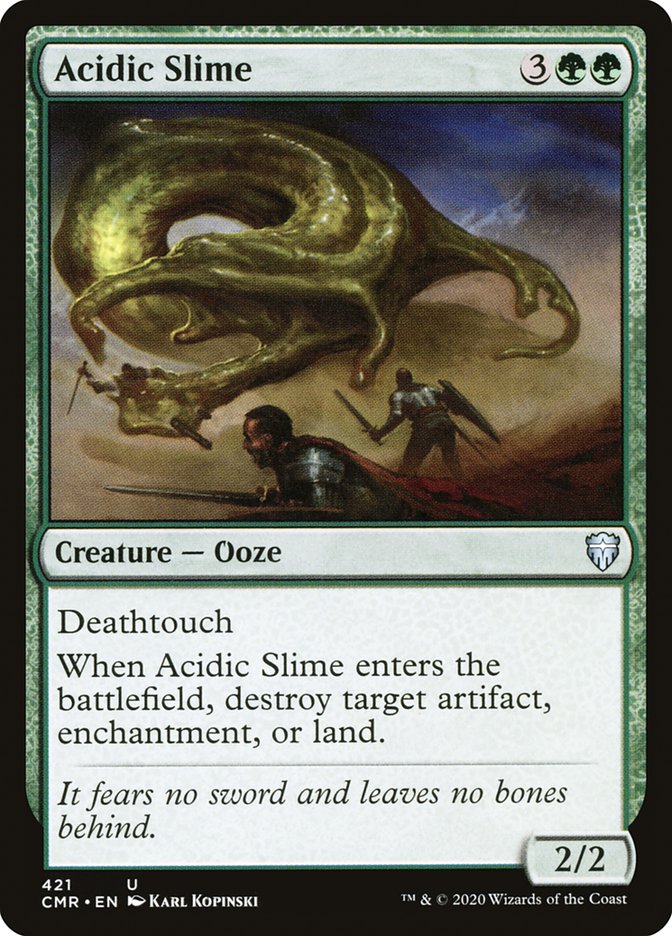 Acidic Slime [Commander Legends] | Golgari Games