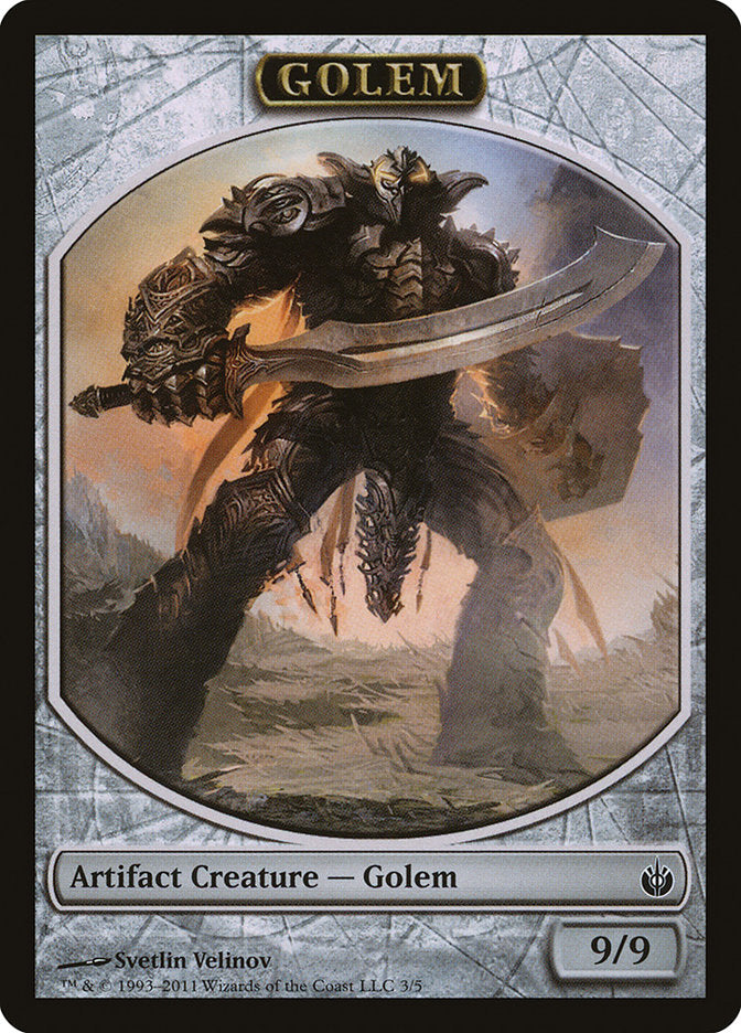 Golem Token [Mirrodin Besieged Tokens] | Local Legends