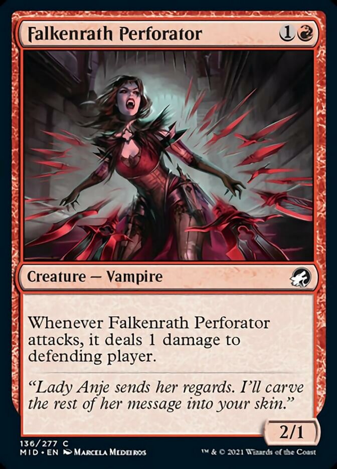 Falkenrath Perforator [Innistrad: Midnight Hunt] | Golgari Games