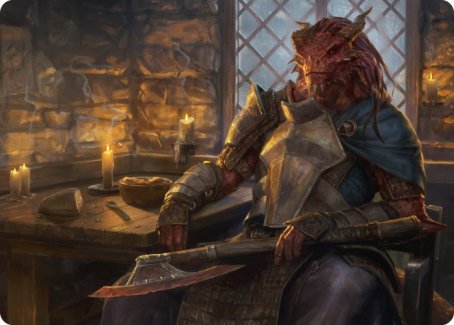 Jaded Sell-Sword Art Card [Dungeons & Dragons: Adventures in the Forgotten Realms Art Series] | Local Legends