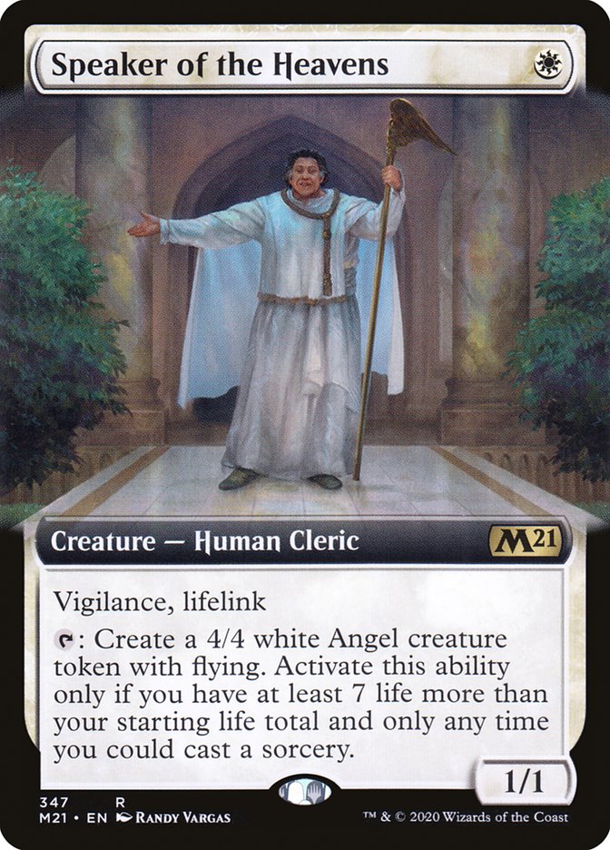 Speaker of the Heavens (Extended Art) [Core Set 2021] | Local Legends