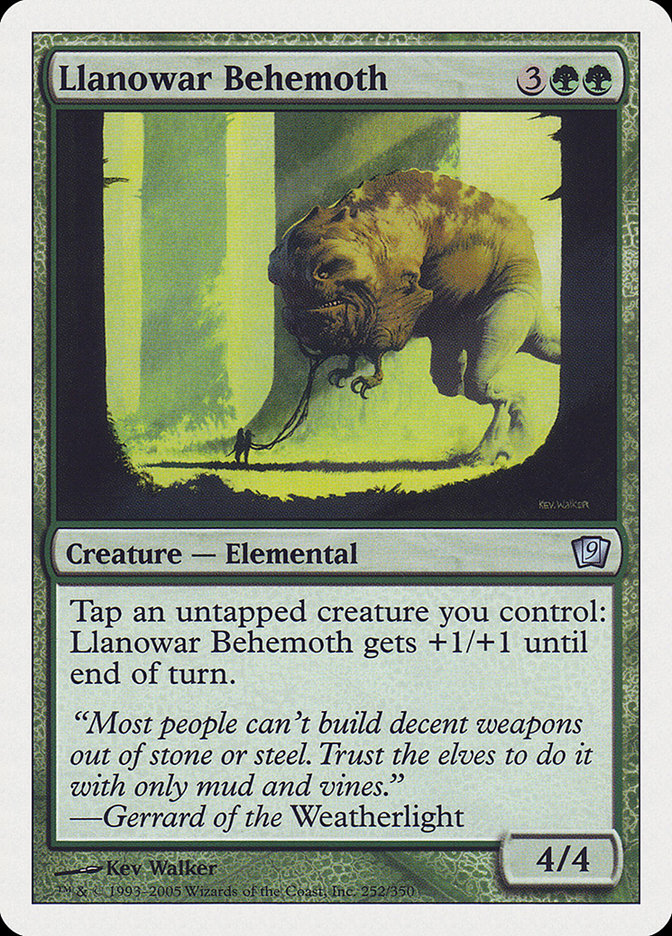Llanowar Behemoth [Ninth Edition] | Local Legends