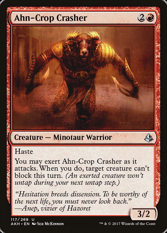 Ahn-Crop Crasher [Amonkhet] | Golgari Games