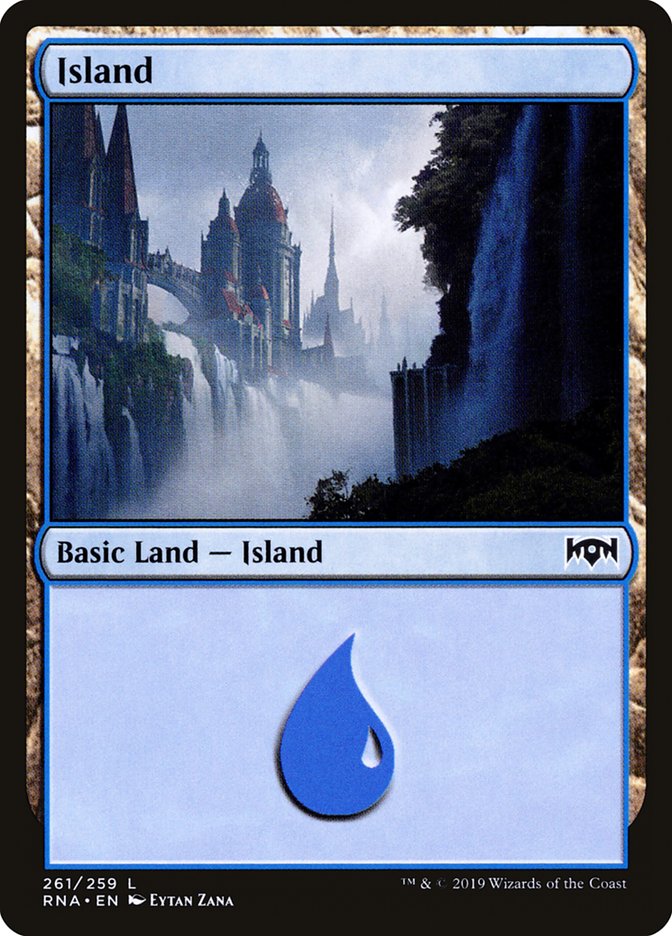 Island (261) [Ravnica Allegiance] | Golgari Games