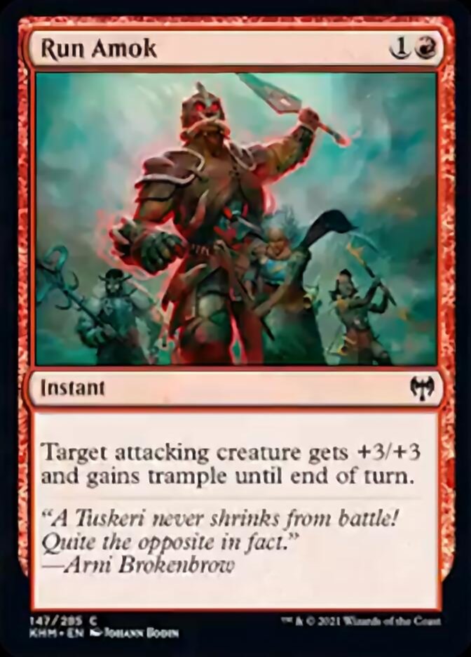 Run Amok [Kaldheim] | Local Legends
