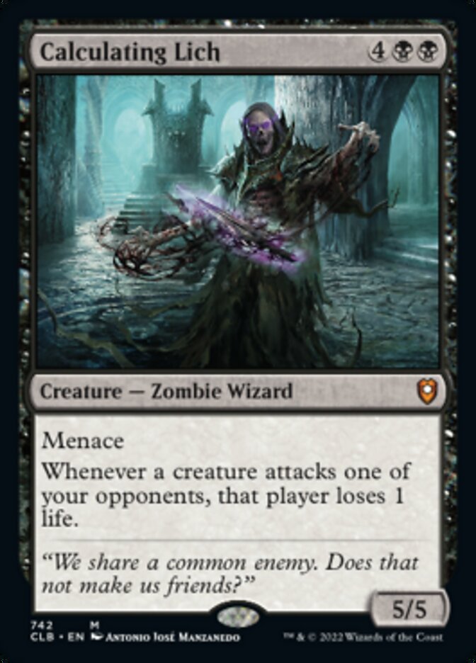 Calculating Lich [Commander Legends: Battle for Baldur's Gate] | Local Legends