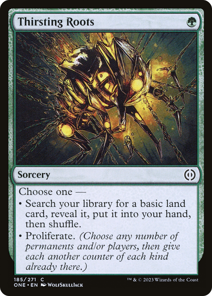 Thirsting Roots [Phyrexia: All Will Be One] | Golgari Games