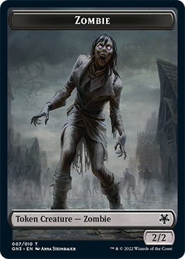 Zombie // Angel Double-Sided Token [Game Night: Free-for-All Tokens] | Golgari Games