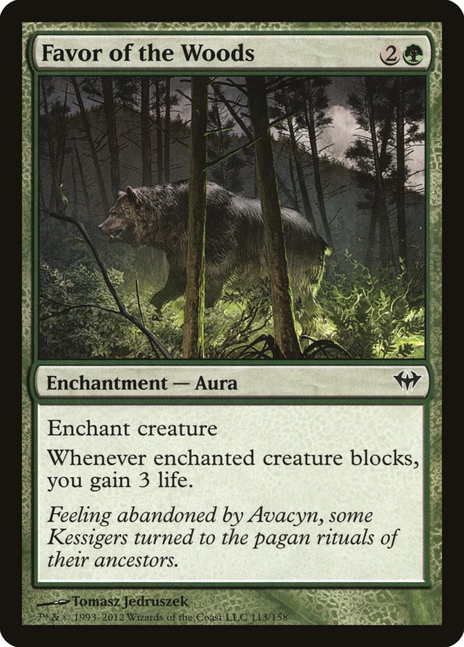 Favor of the Woods [Dark Ascension] | Local Legends