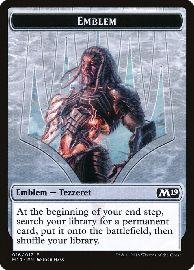 Tezzeret, Artifice Master Emblem [Core Set 2019 Tokens] | Local Legends