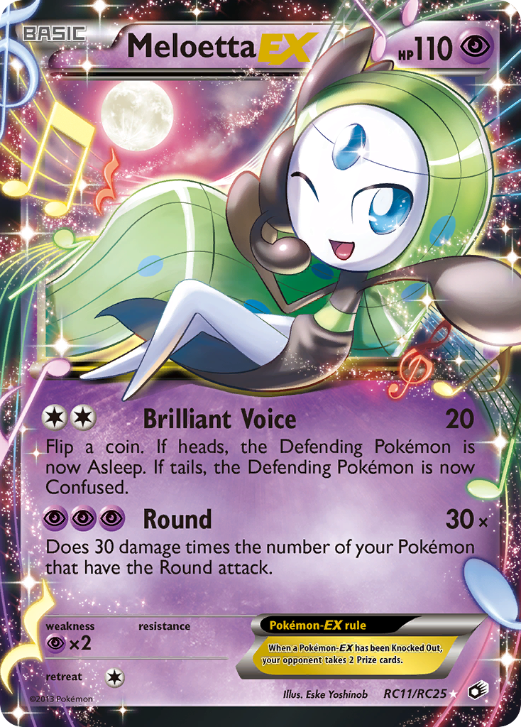 Meloetta EX (RC11/RC25) [Black & White: Legendary Treasures] | Golgari Games