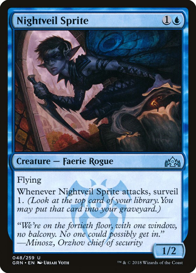 Nightveil Sprite [Guilds of Ravnica] | Golgari Games