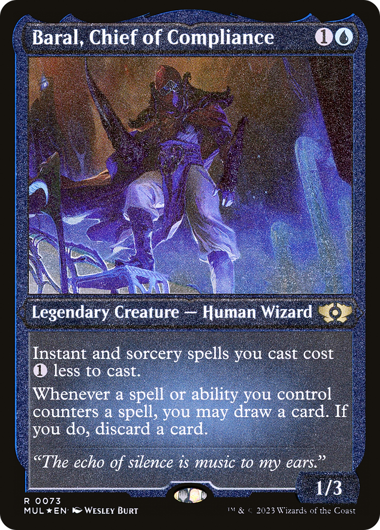 Baral, Chief of Compliance (Foil Etched) [Multiverse Legends] | Local Legends