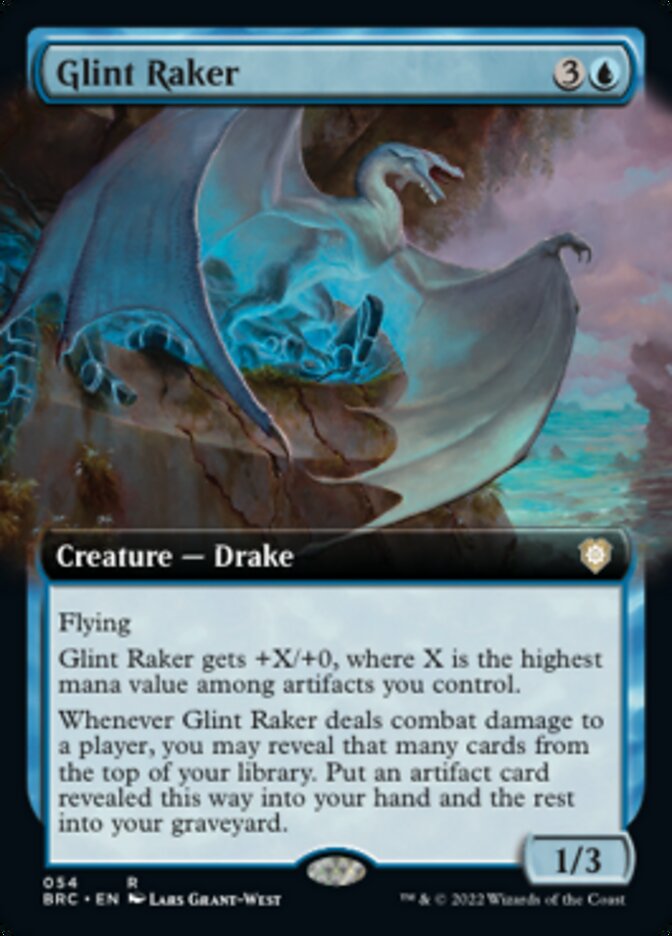 Glint Raker (Extended Art) [The Brothers' War Commander] | Golgari Games