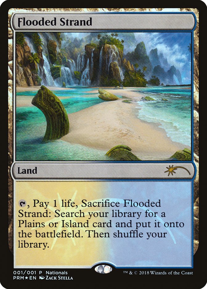Flooded Strand (Nationals) [Nationals Promos] | Local Legends