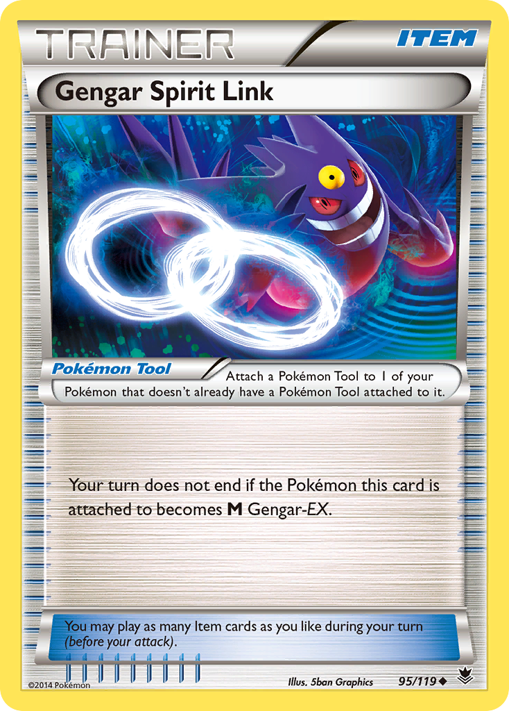 Gengar Spirit Link (95/119) [XY: Phantom Forces] | Golgari Games