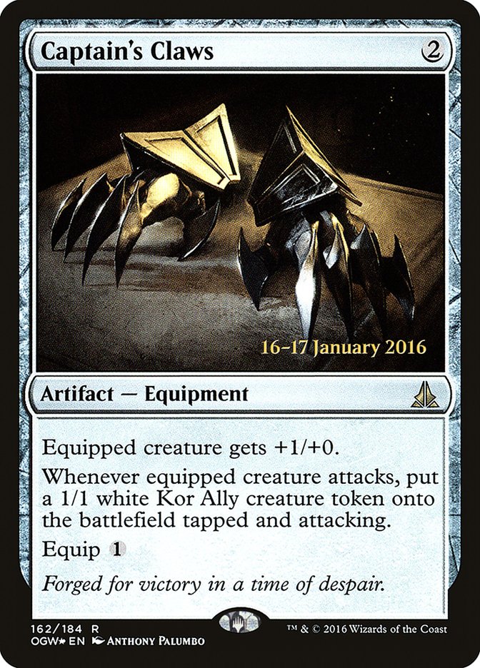 Captain's Claws [Oath of the Gatewatch Prerelease Promos] | Local Legends