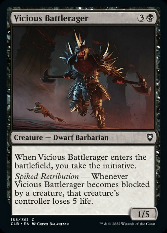 Vicious Battlerager [Commander Legends: Battle for Baldur's Gate] | Golgari Games