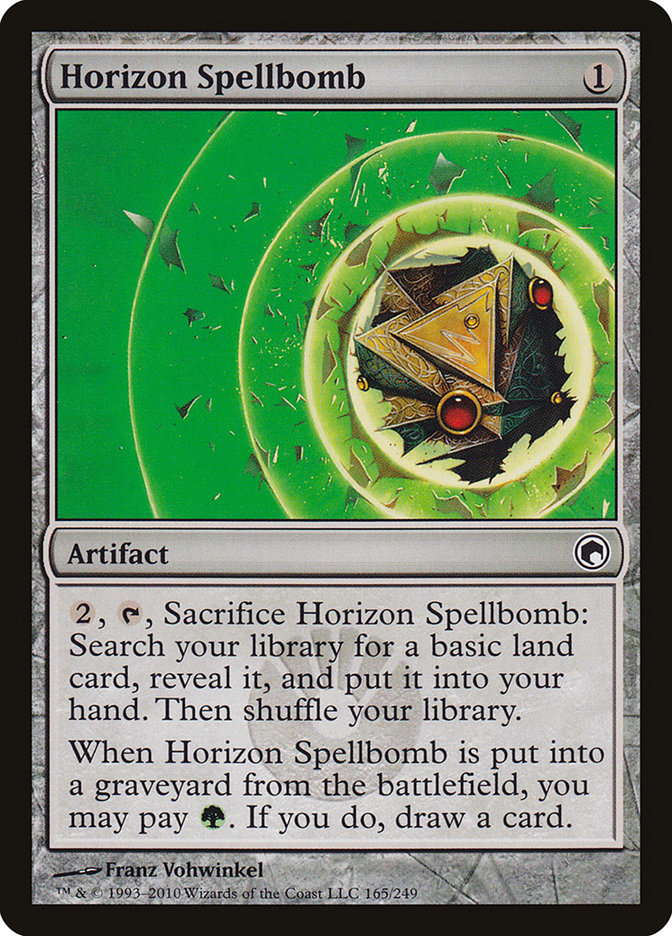 Horizon Spellbomb [Scars of Mirrodin] | Golgari Games