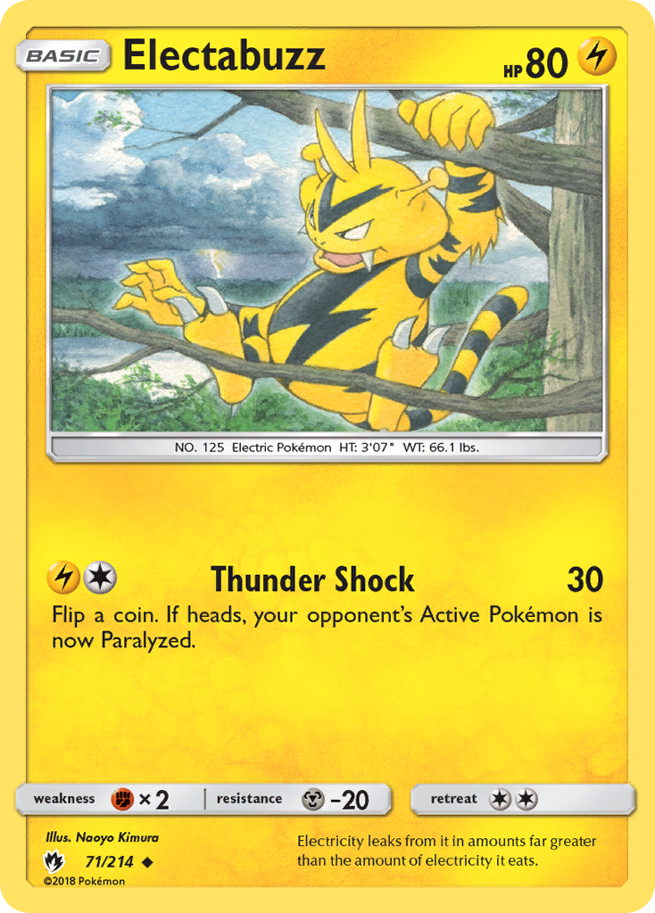 Electabuzz (71/214) [Sun & Moon: Lost Thunder] | Golgari Games