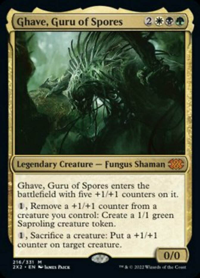 Ghave, Guru of Spores [Double Masters 2022] | Golgari Games