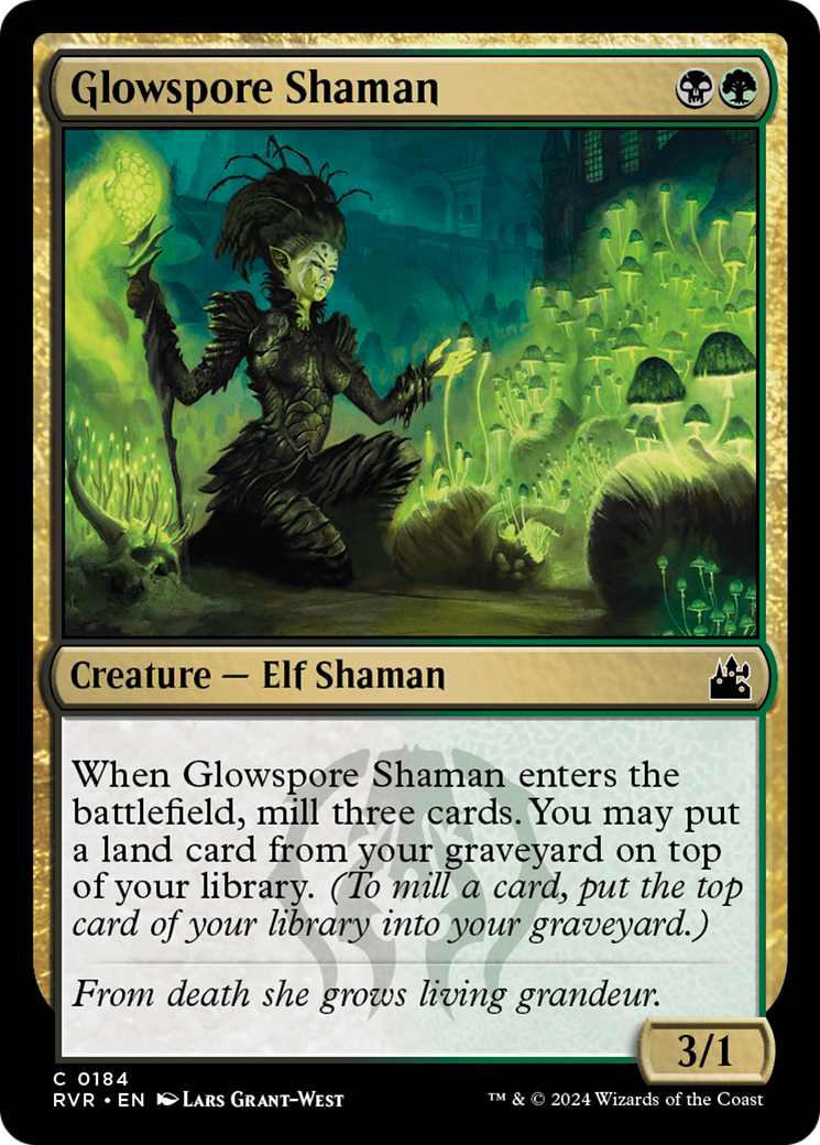 Glowspore Shaman [Ravnica Remastered] | Local Legends