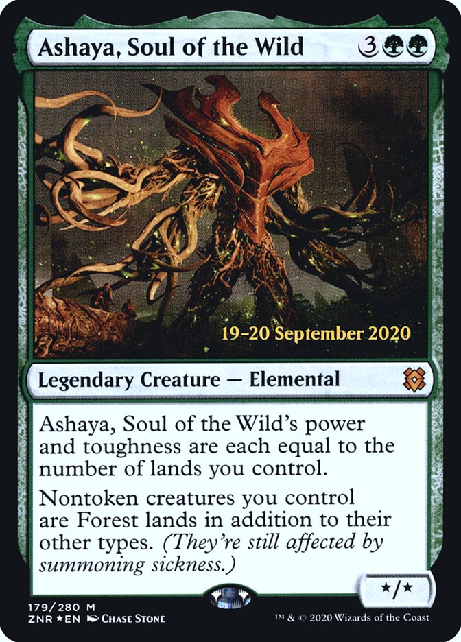 Ashaya, Soul of the Wild [Zendikar Rising Prerelease Promos] | Local Legends