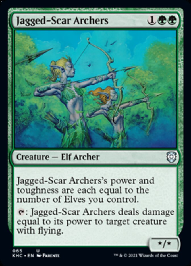 Jagged-Scar Archers [Kaldheim Commander] | Golgari Games