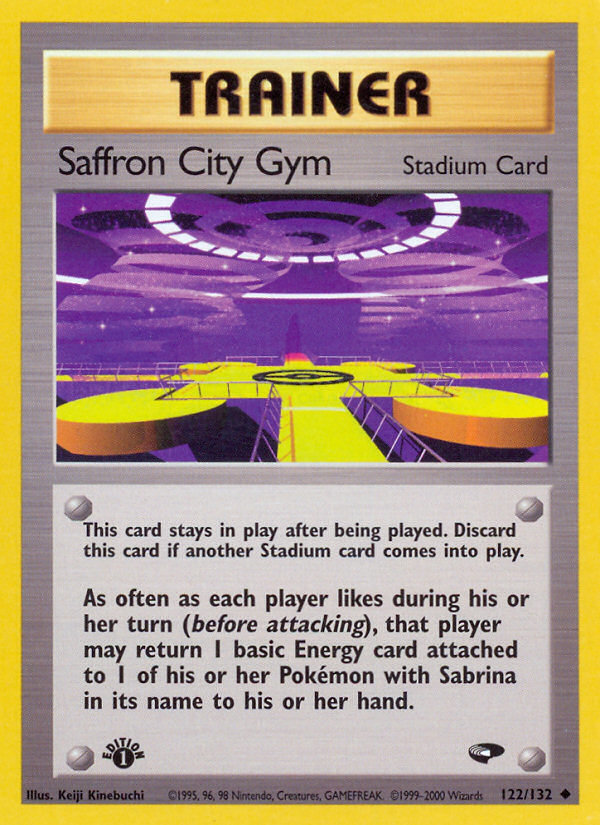 Saffron City Gym (122/132) [Gym Challenge 1st Edition] | Golgari Games