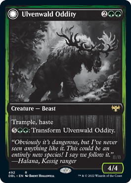 Ulvenwald Oddity // Ulvenwald Behemoth [Innistrad: Double Feature] | Golgari Games