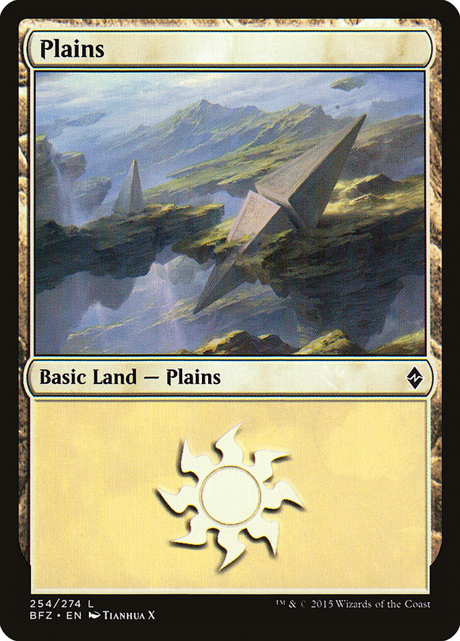 Plains (254a) [Battle for Zendikar] | Local Legends