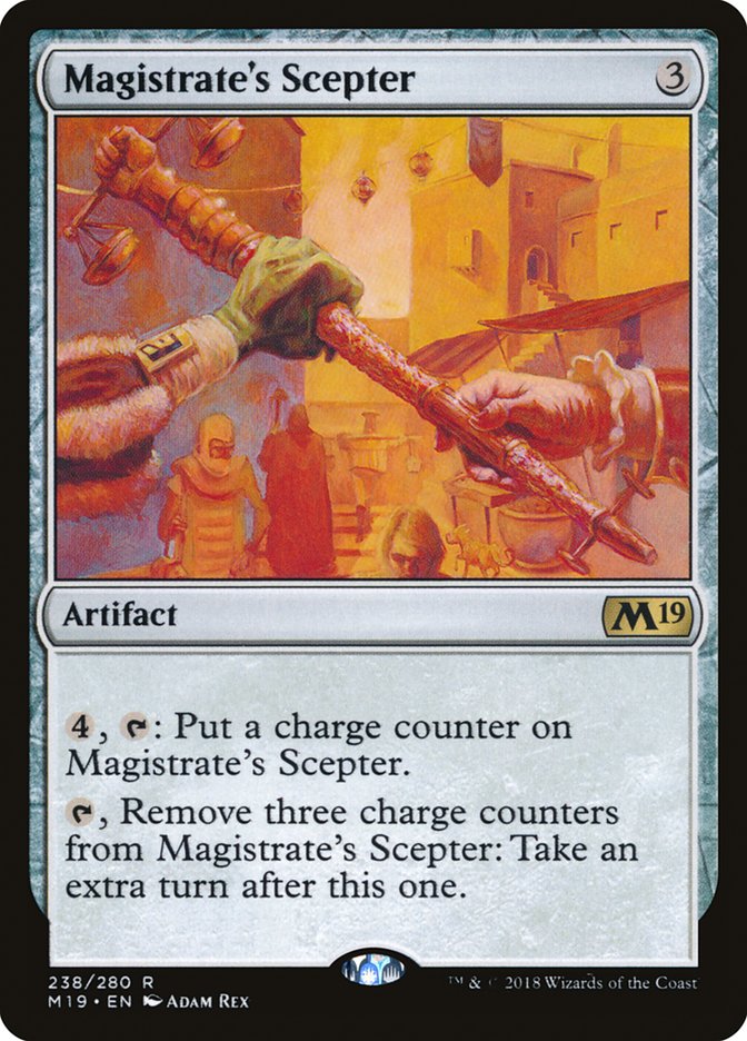 Magistrate's Scepter [Core Set 2019] | Local Legends