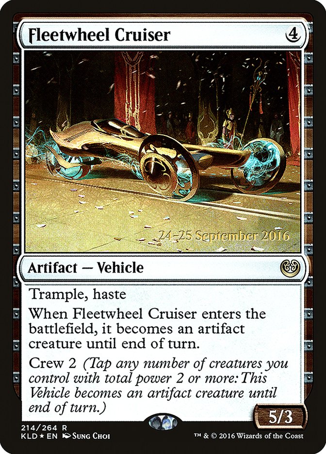 Fleetwheel Cruiser [Kaladesh Prerelease Promos] | Golgari Games