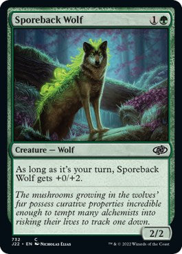 Sporeback Wolf [Jumpstart 2022] | Golgari Games