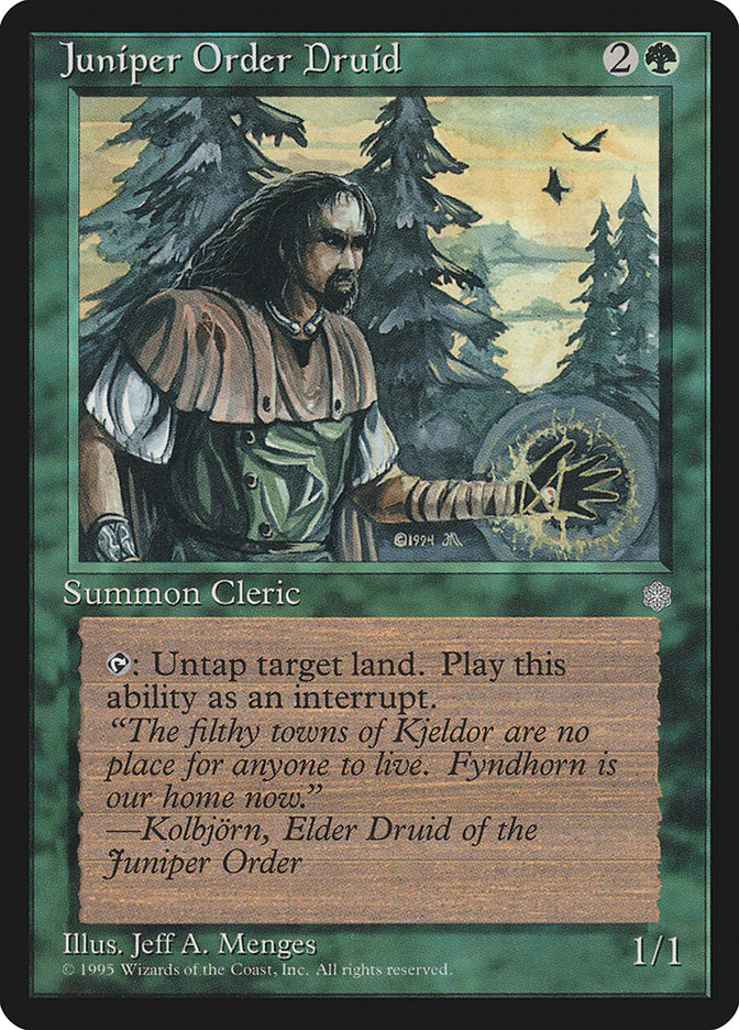 Juniper Order Druid [Ice Age] | Local Legends