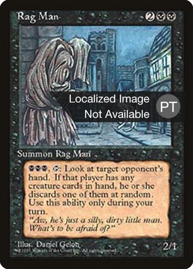 Rag Man [Fourth Edition (Foreign Black Border)] | Golgari Games