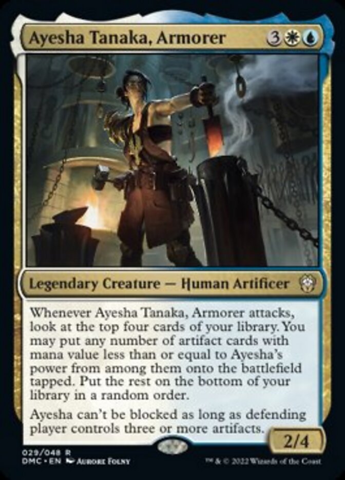 Ayesha Tanaka, Armorer [Dominaria United Commander] | Golgari Games