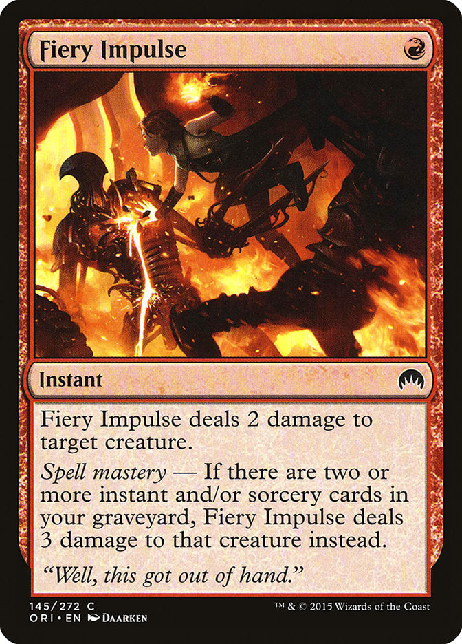 Fiery Impulse [Magic Origins] | Local Legends