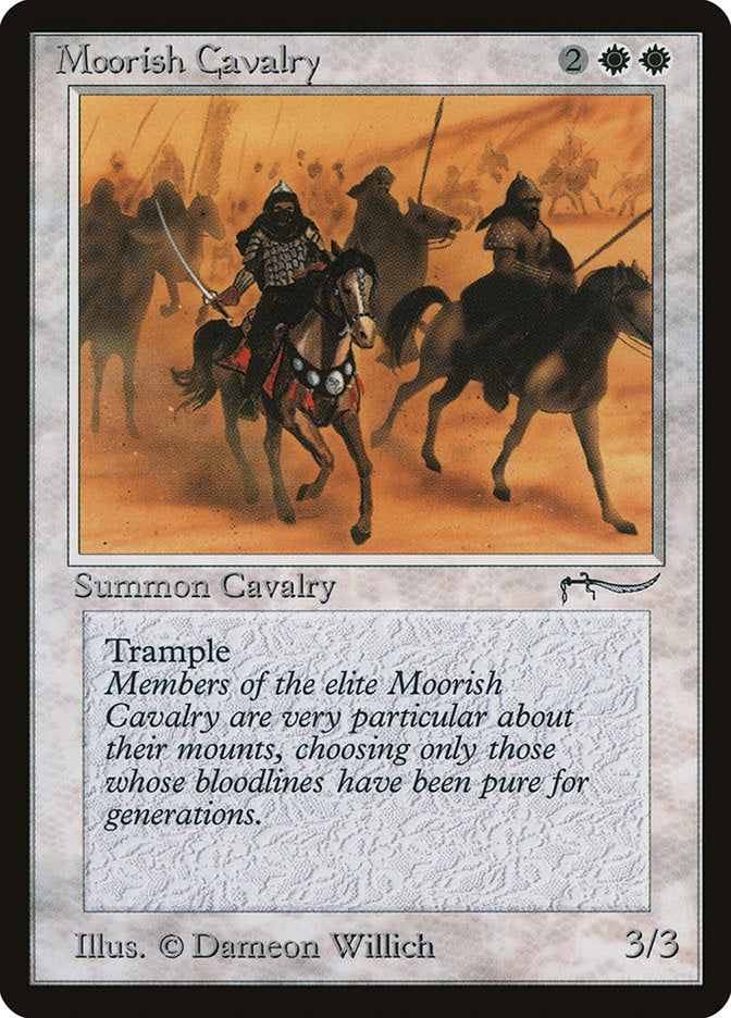 Moorish Cavalry (Dark Mana Cost) [Arabian Nights] | Local Legends